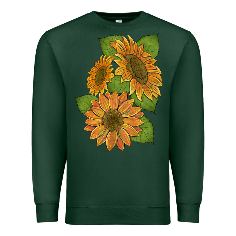 Sunflowers Premium Sweatshirt by Artiststas | Teevron