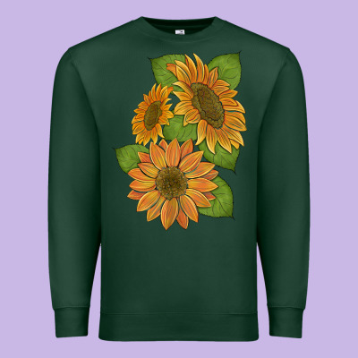 Sunflowers Premium Sweatshirt Designed By Artiststas
