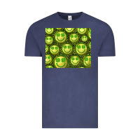 Vintage Denim st. patricks day lucky face Vintage Tee - RanaPortraitStore