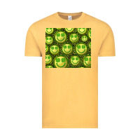 Vintage Mustard st. patricks day lucky face Vintage Tee - RanaPortraitStore