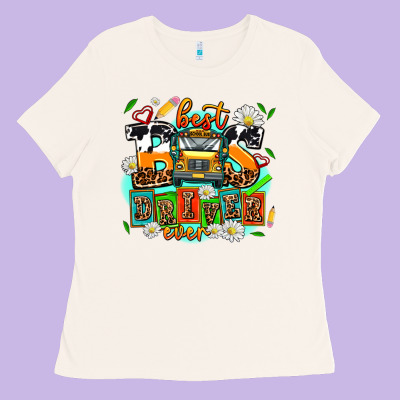 Best Bus Driver Ever Ladies Tee Designed By Adodesignshop