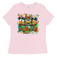 Bubblegum Pink best bus driver ever Ladies Tee - AdoDesignShop