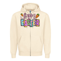 Sandshell Easter Day Happy Easter Zipper Hoodie - OliviaCreatesArt