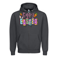 Smoke Easter Day Happy Easter Zipper Hoodie - OliviaCreatesArt