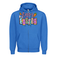 True Royal Easter Day Happy Easter Zipper Hoodie - OliviaCreatesArt