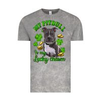 Cloud Rock st patricks day my pitbuli my lucky charm Vintage Tee - RanaPortraitStore