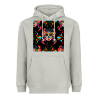 Moon Dust sugar skull seamless pattern Heavyweight Hoodie - BundleAndBundleShop