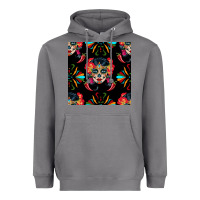 Storm sugar skull seamless pattern Heavyweight Hoodie - BundleAndBundleShop
