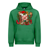 Emerald joy christmas with pig bbs Urban Hoodie - BundleAndBundleShop