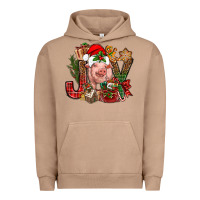 Joy Christmas With Pig Bbs Urban Hoodie | Teevron