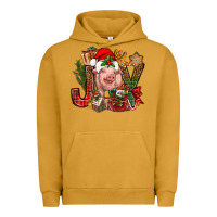Pigment Peanut Butter joy christmas with pig bbs Urban Hoodie - BundleAndBundleShop