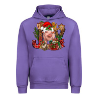 Tulip joy christmas with pig bbs Urban Hoodie - BundleAndBundleShop