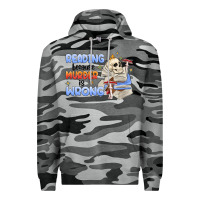 Slate Camo reading because murder is wrong Premium Hoodie - MaliasSmallBusiness