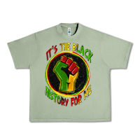 Oil Green it's the black history for me Urban Heavy Tee - Zillion Design Studio