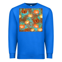 True Royal plaid fall pumpkin seamless Premium Sweatshirt - AdoDesignShop