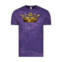 Cloud Purple crown Vintage Tee - BarkalooDesign