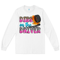 White dibs on the driver Long Sleeve Tee - Zillion Design Studio