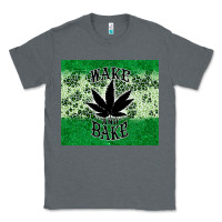 Charcoal Heather wake and bake tumbler3 Classic Tee - CTS Tumbler Store