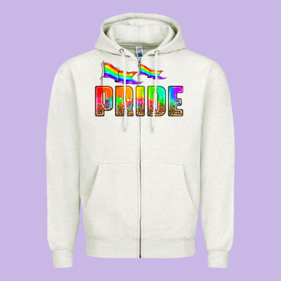 Pride Zipper Hoodie Designed By Hra Design Shop