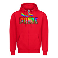 Red pride Zipper Hoodie - HRA Design Shop