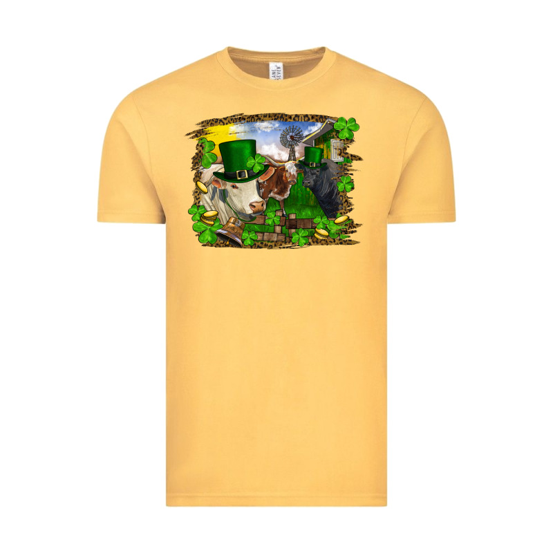 St Patricks Day Cows Vintage Tee by RanaPortraitStore | Teevron