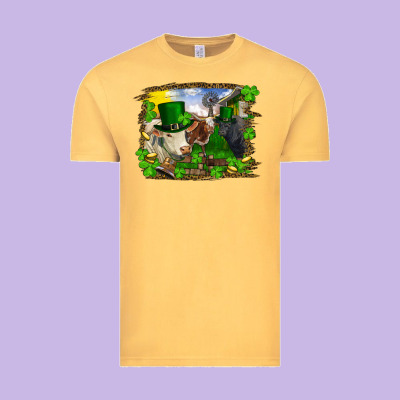 Vintage Tee st patricks day cows