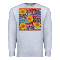 Heather Grey mama tried seamless Premium Sweatshirt - AdoDesignShop