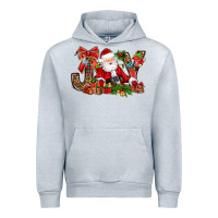 Heather Grey joy christmas with santa bbs Urban Hoodie - BundleAndBundleShop