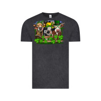 Vintage Black st patricks day heifers Vintage Tee - RanaPortraitStore