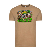 Vintage Coffee st patricks day heifers Vintage Tee - RanaPortraitStore