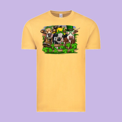 Vintage Tee st patricks day heifers
