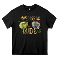 Black mardi gras dude Heavy Core Tee - SublimationCraftShop
