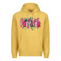 Antique Gold i am a previvor Premium Hoodie - NancyCooperArtShop