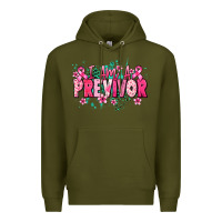 Army Green i am a previvor Premium Hoodie - NancyCooperArtShop
