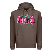 Coffee i am a previvor Premium Hoodie - NancyCooperArtShop