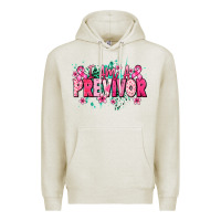Oatmeal Heather i am a previvor Premium Hoodie - NancyCooperArtShop