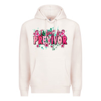 Pale Pink i am a previvor Premium Hoodie - NancyCooperArtShop