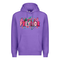 Purple i am a previvor Premium Hoodie - NancyCooperArtShop