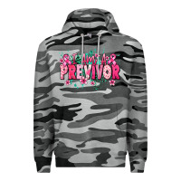 Slate Camo i am a previvor Premium Hoodie - NancyCooperArtShop