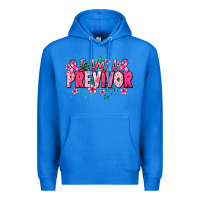 True Royal i am a previvor Premium Hoodie - NancyCooperArtShop