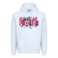White i am a previvor Premium Hoodie - NancyCooperArtShop