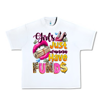 White girls just wanna have  funds Urban Heavy Tee - texasbilliewilder