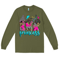 Army Green bmx princess Long Sleeve Tee - Zillion Design Studio