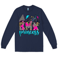 Navy bmx princess Long Sleeve Tee - Zillion Design Studio