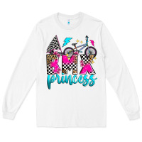 White bmx princess Long Sleeve Tee - Zillion Design Studio