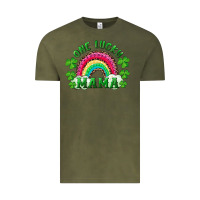Vintage Olive st patricks day one lucky mama Vintage Tee - RanaPortraitStore