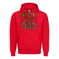 Red nacho average dad Zipper Hoodie - CowhideDigitalArt