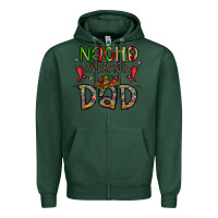 Sports Green nacho average dad Zipper Hoodie - CowhideDigitalArt