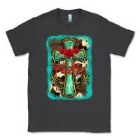 Smoke cross faith background Classic Tee - BarkalooDesign