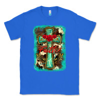 True Royal cross faith background Classic Tee - BarkalooDesign